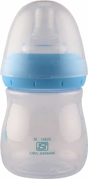 Mothercare Wide Neck Bottle - Blue - 150Ml