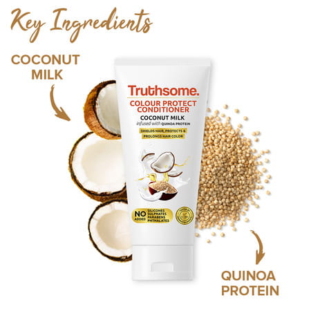 Truthsome Color Protect Conditioner With Quinoa Protein And Infused With Coconut Milk | 150 Ml