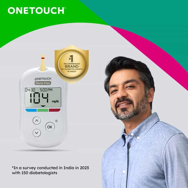 Onetouch Verio Test Strips |2 Packs Of 50 Strips Each (Total 100 Strips)
