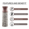 Ajmal Desert Rose Edp Floral 100Ml For Women And Shadow Homme Deodorant 200Ml For Men+ 2 Parfum