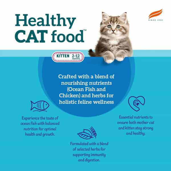 Himalaya Ocean Fish & Chicken Healthy Mother & Kitten Cat Dry Food /3Kg