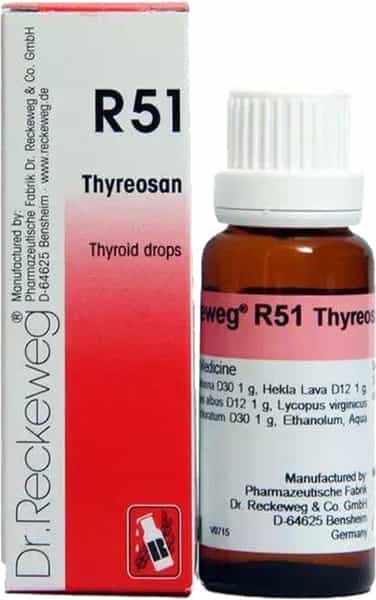 Dr. Reckeweg R 51 Thyroid Intoxication 22Ml Reckeweg