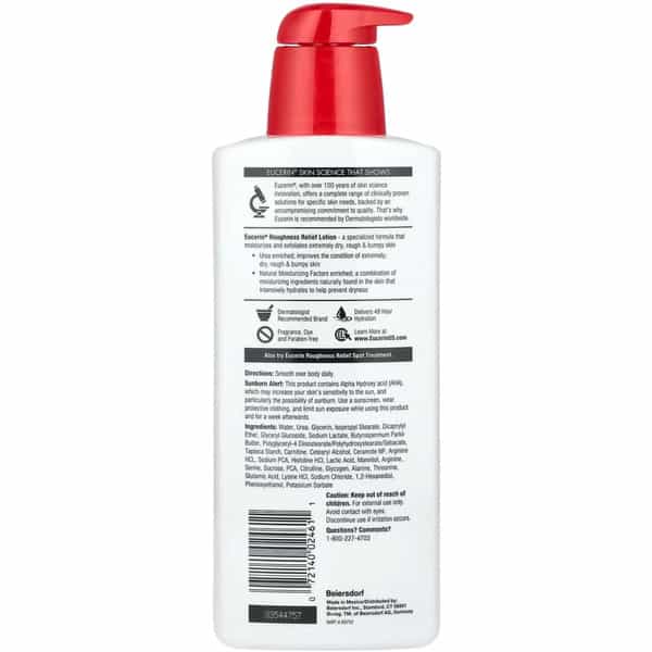 Eucerin Roughness Smoothing Lotion Adults Urea 500Ml