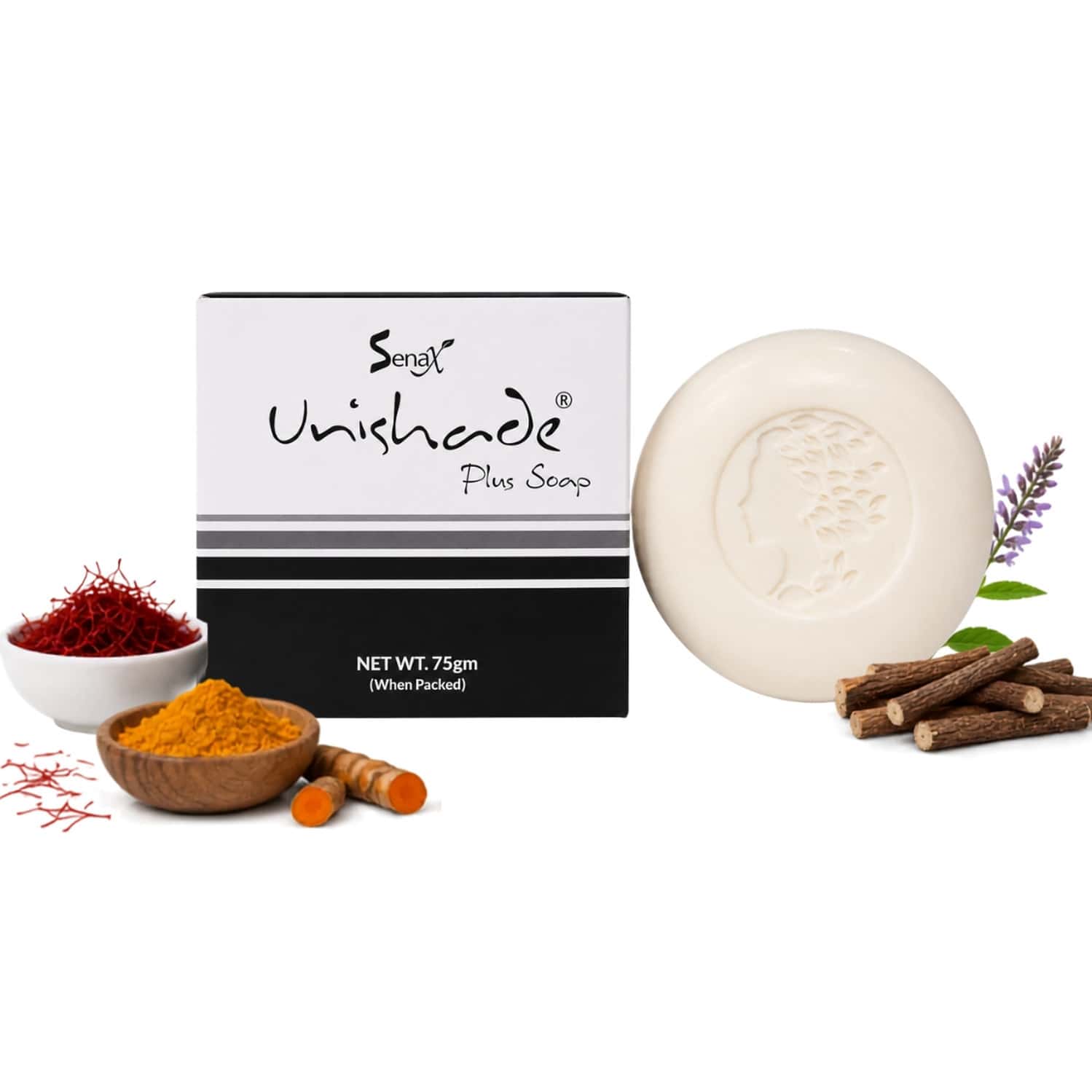 Revinto Unishade Plus Soap | Glow Beyond Ordinary | 75gm Pack Of 1