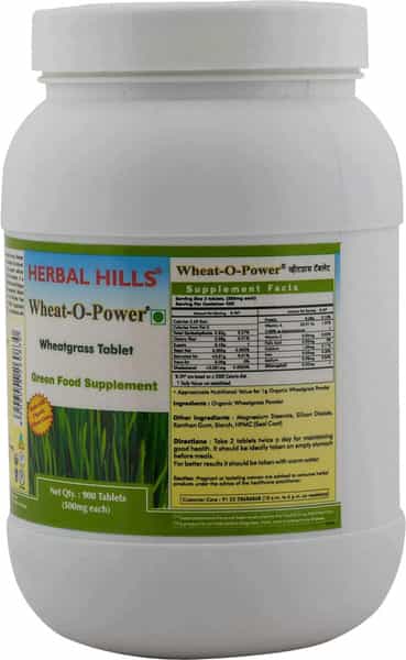 Herbal Hills Wheatgrass - Value Pack 900 Tablets