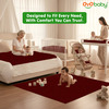 Oyo Baby Waterproof Bed Protector Baby Dry Sheet Large Maroon (100 Cm X 140 Cm)