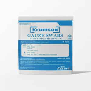 Kramson Gauze Swab 5cmx5cmx12ply 4's