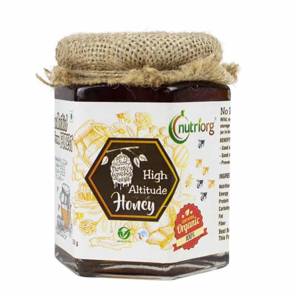 Nutriorg Certified Organic High Altitude Honey 250G