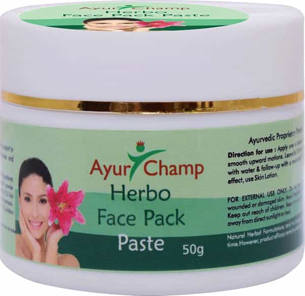 Ayur Champ Herbo Mud Pack - 50G Pack Of 2