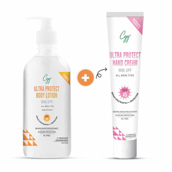 Cgg Cosmetics Ultra Protect Body Lotion Spf 50(200Ml) + Free Cgg Cosmetics Hand Cream Spf 45(30Gm)