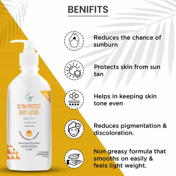 Cgg Cosmetics Ultra Protect Body Lotion Spf 50(200Ml) + Free Cgg Cosmetics Hand Cream Spf 45(30Gm)