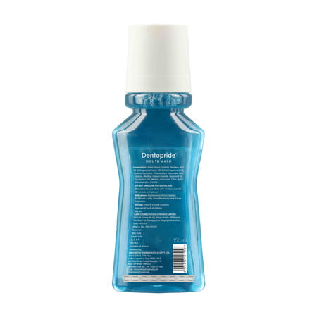 Dentopride Mouth Wash | For Total Oral Hygiene|Long Lasting Freshness (150 Ml- Pack Of 2)