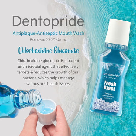 Dentopride Mouth Wash | For Total Oral Hygiene|Long Lasting Freshness (150 Ml- Pack Of 2)