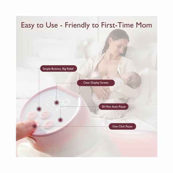 Momcozy Breast Pump S12 Pro Single Pink