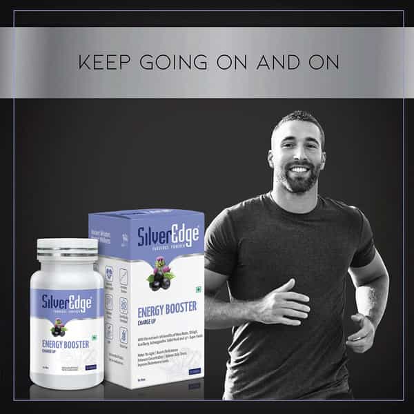 Silveredge Energy Booster (Charge Up) For Men | 30 Tablets