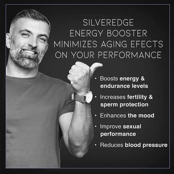 Silveredge Energy Booster (Charge Up) For Men | 30 Tablets