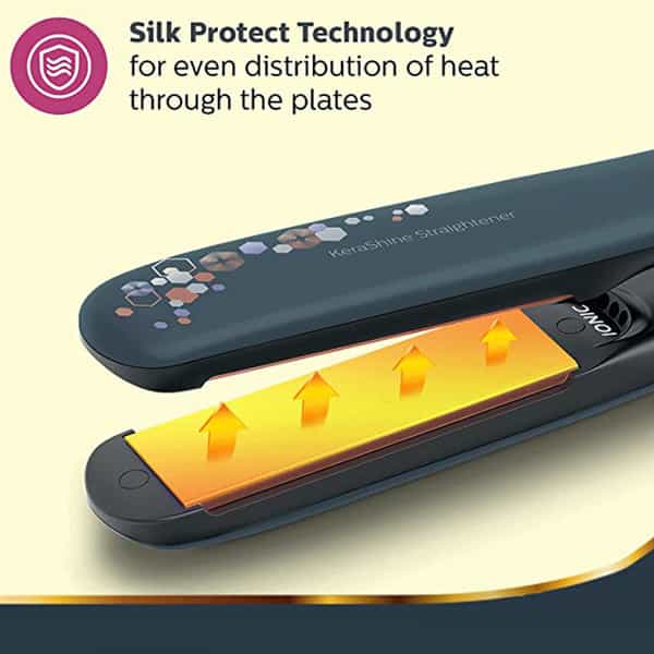 Philips Bhs397/40 Kerashine Titanium Straightener With Silkprotect Technology