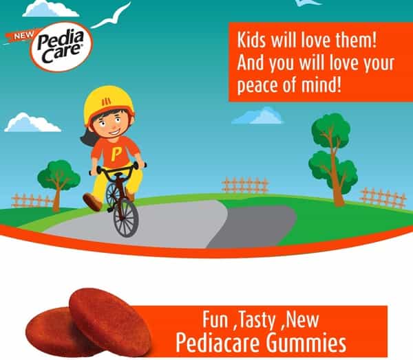 Pediacare Super Immuno Amla And Vitamin C Gummies For Kids Above 2 Years 25 Gummies For Immunity