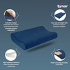 Tynor Contoured Cervical Pillow Memory Foam Blue Universal Size 1 Unit