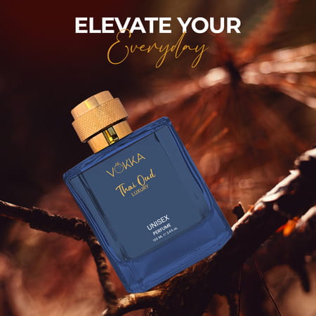 Vokka Thai Oud & Thai Aqua 200 Ml | 2 X 100Ml Luxury Long Lasting Woody Aquatic Scent Eau De Parfum