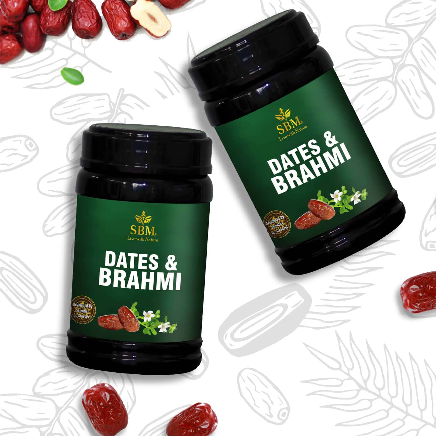 Buy SBM AYUR DATES & BRAHMI LEHYAM HERBAL JAM 450G Online & Get Upto 60
