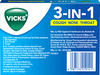 Vicks 3 In 1 Honey Lemon Menthol Jar Of 100+10 Lozenges