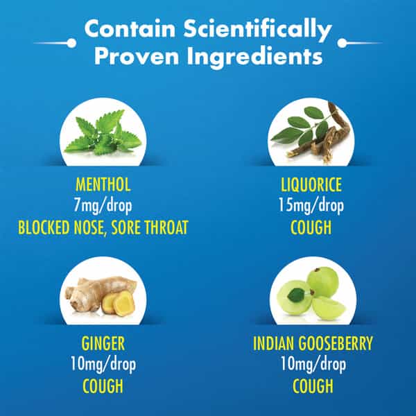 Vicks 3 In 1 Honey Lemon Menthol Jar Of 100+10 Lozenges
