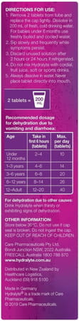 Hydralyte Effervescent Electrolyte Tablets | Adults | Apple Blackcurrant | 20 Tablets