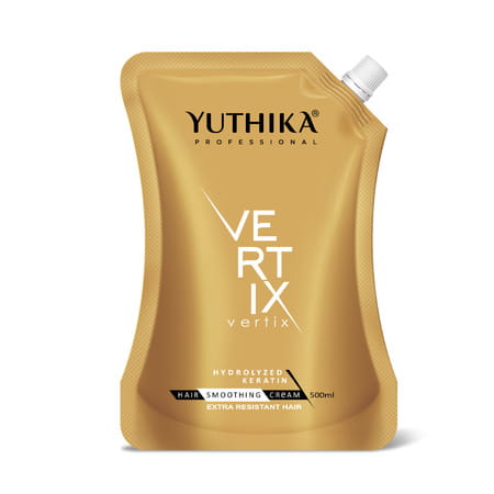 Yuthika Professional Vertix Hydrolyzed Keratin Hair Smoothing Cream For Extra Resistant Hair 500ml