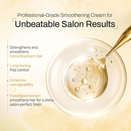 Yuthika Professional Vertix Hydrolyzed Keratin Hair Smoothing Cream For Extra Resistant Hair 500ml