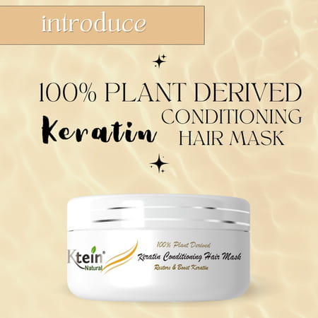 Ktein Natural 100% Plant Derived Keratin Conditioning Hair Mask (200Ml)