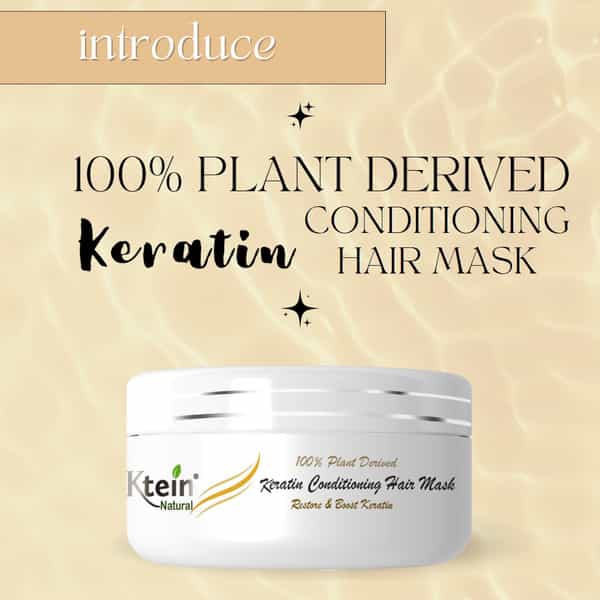 Ktein Natural 100% Plant Derived Keratin Conditioning Hair Mask (200Ml)