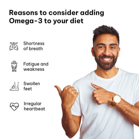 Hk Vitals Fish Oil (30 Capsules) | For Men And Women | 1000mg Omega 3