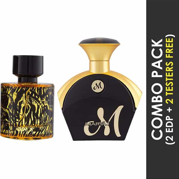Maryaj Wild Stripes For Him Edp 100Ml & M For Her Edp 90Ml Pack Of 2