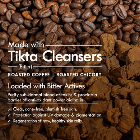 Nat Habit Roasted Chicory Gel Skin Detox Charcoal Face Wash (100g)