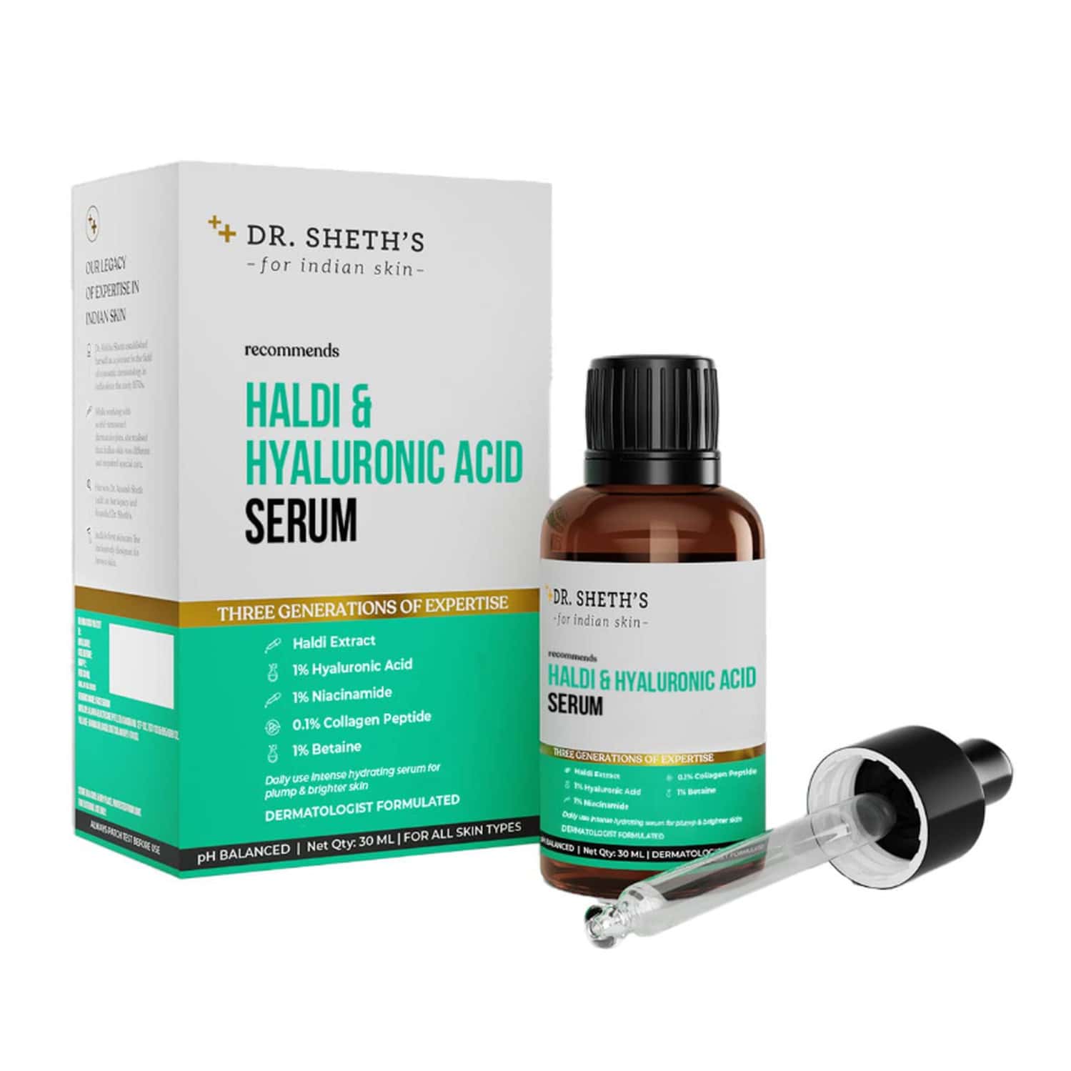 Haldi & Hyaluronic Acid Serum 30 Ml
