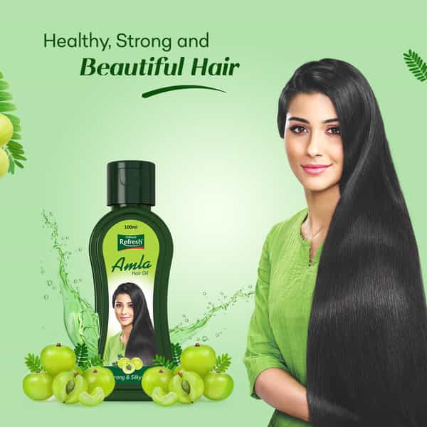 Refresh Amla Hair Oil 100Ml Pack Of 4