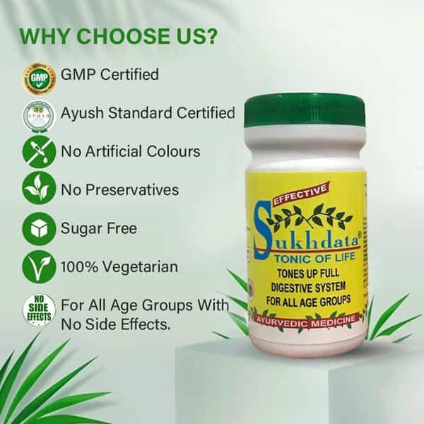 Hass Sukhdata-Tonic Of Life Ayurvedic Medicine For Constipaiton Relief & Indigestion