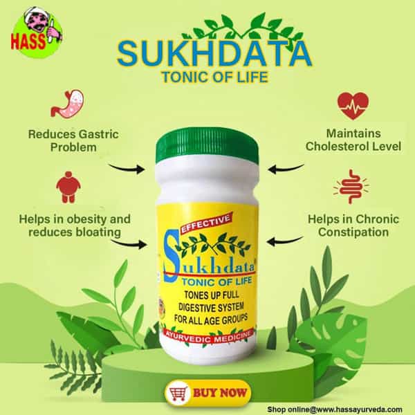 Hass Sukhdata-Tonic Of Life Ayurvedic Medicine For Constipaiton Relief & Indigestion