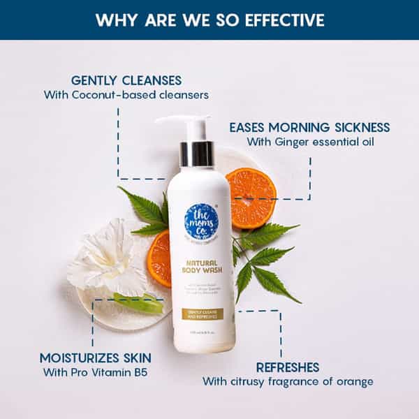 The Moms Co. Natural Body Wash Bottle Of 200 Ml