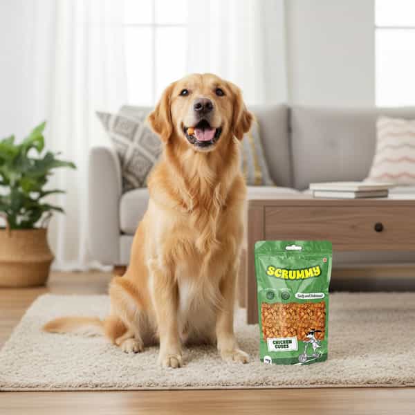 Scrummy Chicken Cubes Dog Treats | 70 G