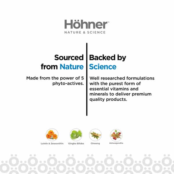 Hohner Multivitamin Men With Essentials Vitamins Minerals & Phyto-Actives Once A Day -60 Tablets