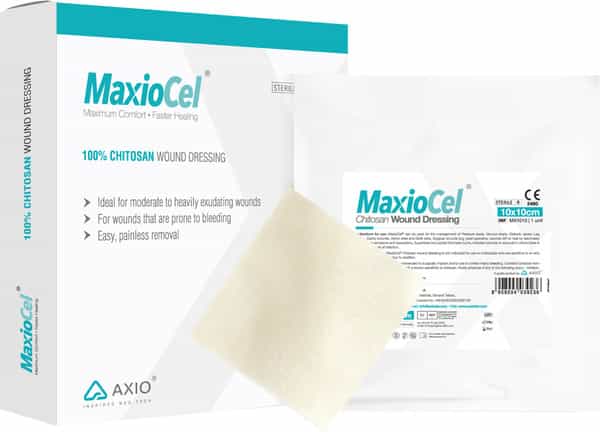 Maxiocel Wound Care Dressing For Ulcers (10Cm X 10Cm) - Box Of 5 Units