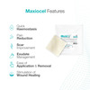 Maxiocel Wound Care Dressing For Ulcers (10Cm X 10Cm) - Box Of 5 Units