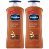 Vaseline Cocoa Glow Shea Butter Body Lotion - 400ml (Pack Of 2)