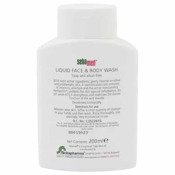 Sebamed Liquid Face & Body Wash | Ph 5.5 | For Sensitive Skin | 200 Ml