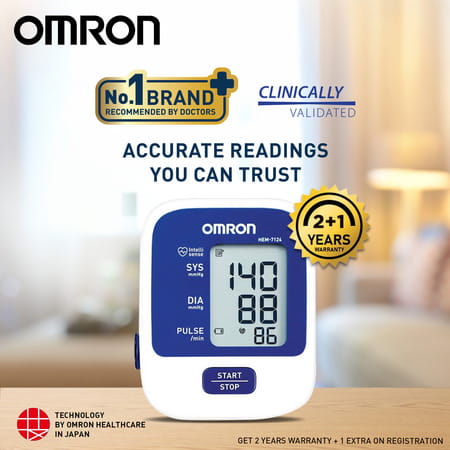 Omron Hem-7124 Bp Monitor
