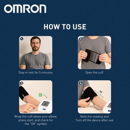 Omron Hem-7124 Bp Monitor