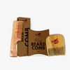 Imvelo Neem Wooden Combs - Pocket Size 1 Beard Comb + 1 Fine Comb For Hair Growth ( Pack Of 1 )