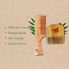 Imvelo Neem Wooden Combs - Pocket Size 1 Beard Comb + 1 Fine Comb For Hair Growth ( Pack Of 1 )